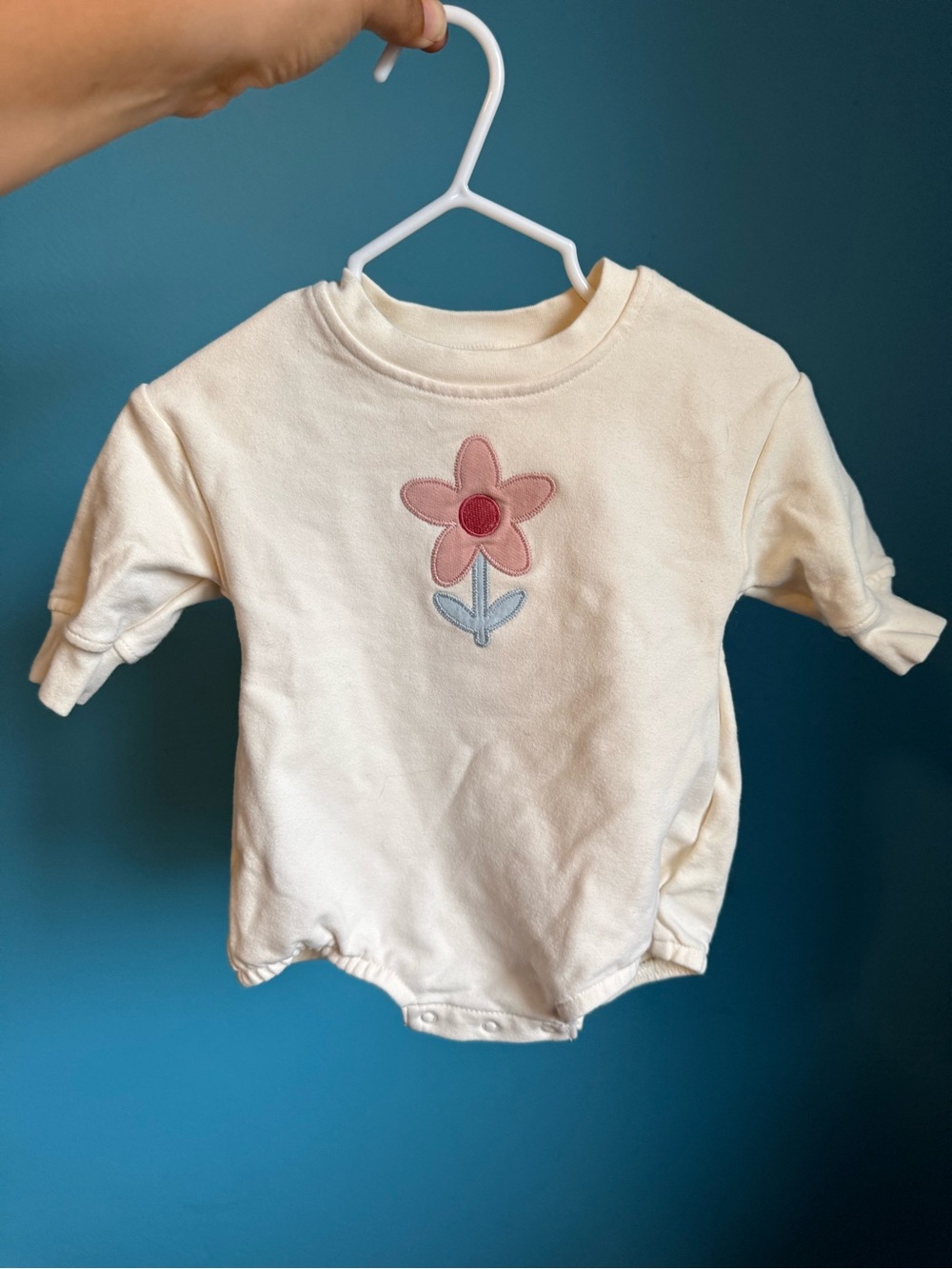 Angel Dear sweatshirt romper